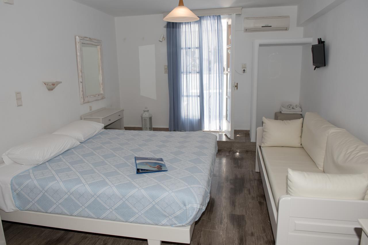 Blue Sky Summer Naxos City Bagian luar foto